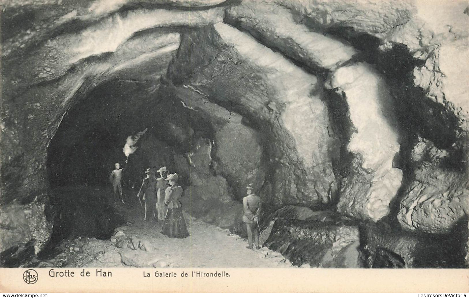 BELGIQUE - Grotte De Han - La Galerie De L'Hirondelle - Carte Postale Ancienne - Rochefort