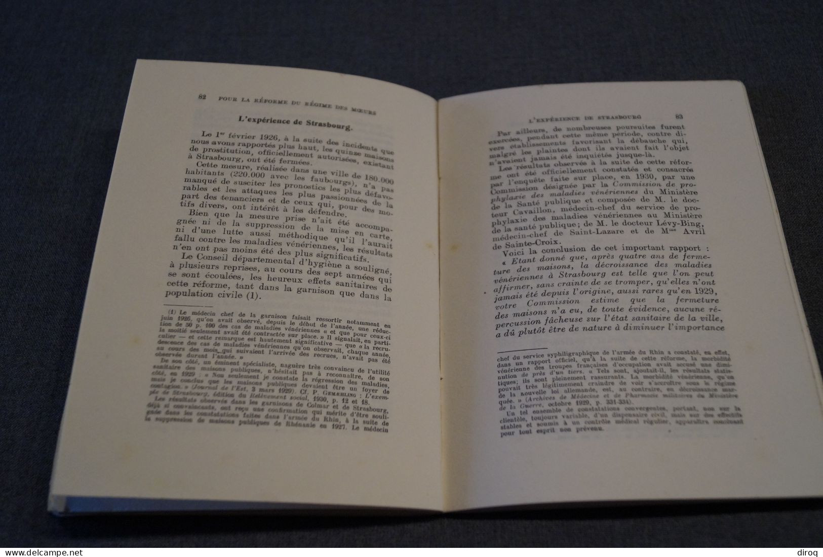 RARE ,1933,règlement Sur La Prostitution,Paul Gemähling (Alsace)131 Pages,18 Cm. Sur 13 Cm. - Documentos Históricos