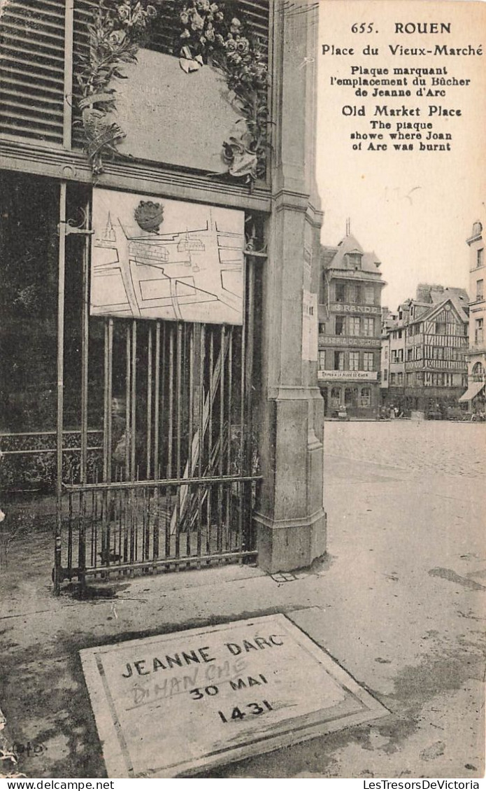 FRANCE - Rouen - Place Du Vieux-marché - Carte Postale Ancienne - Rouen