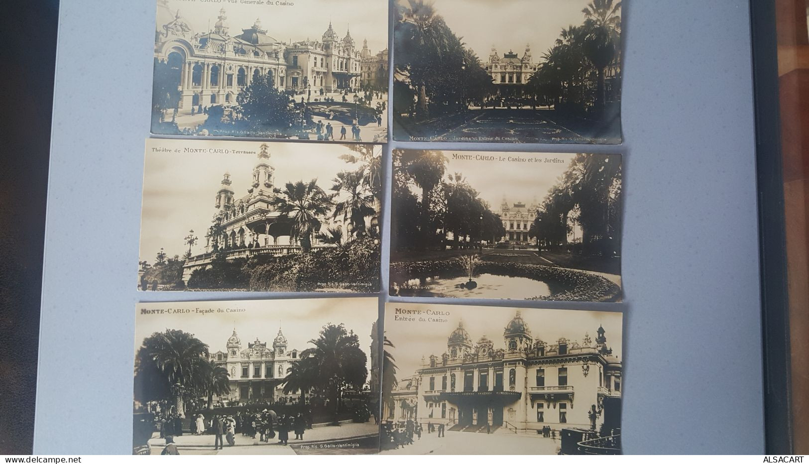 Lot De 6 Cartes Photos  De Monaco , Casino , Theatre , - Verzamelingen