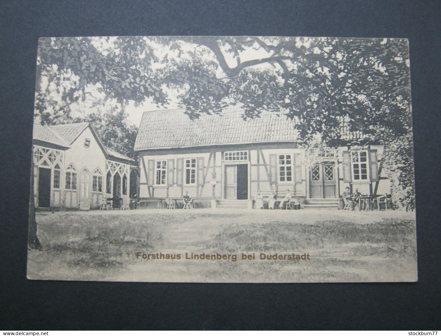 DUDERSTADT , Forsthaus, Gasthof , Schöne  Karte Um 1924 - Duderstadt