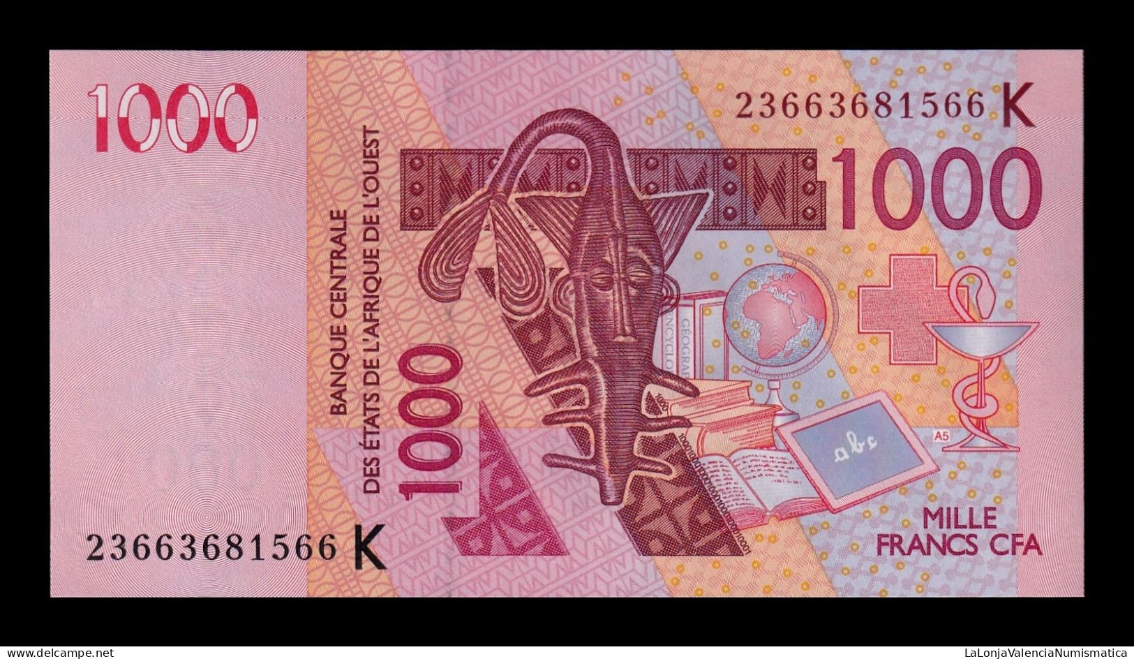 West African St. Senegal 1000 Francs 2023 Pick 715K New Sc Unc - Senegal