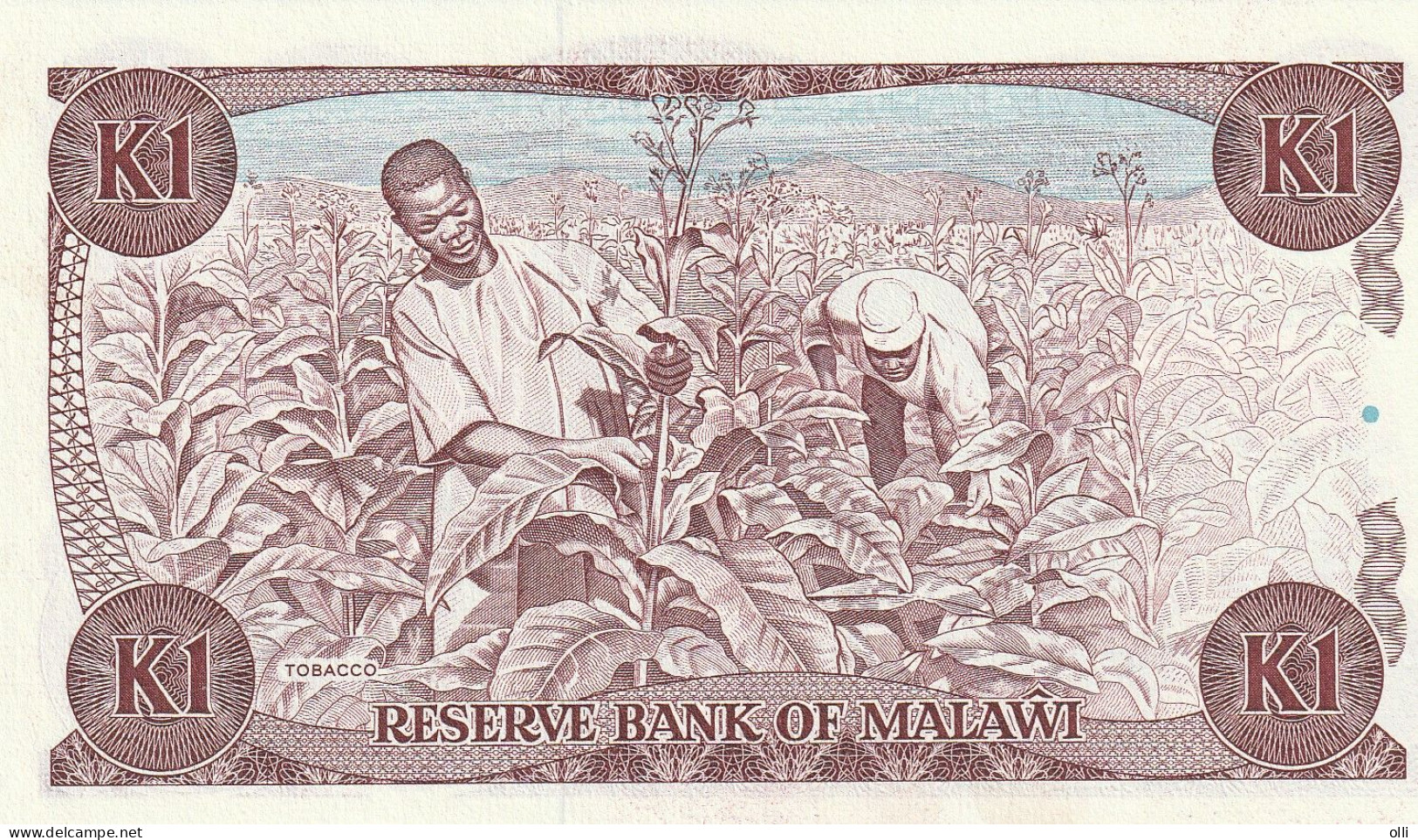 Malawi 1 Kwacha 1986 P-19a UNC - Malawi