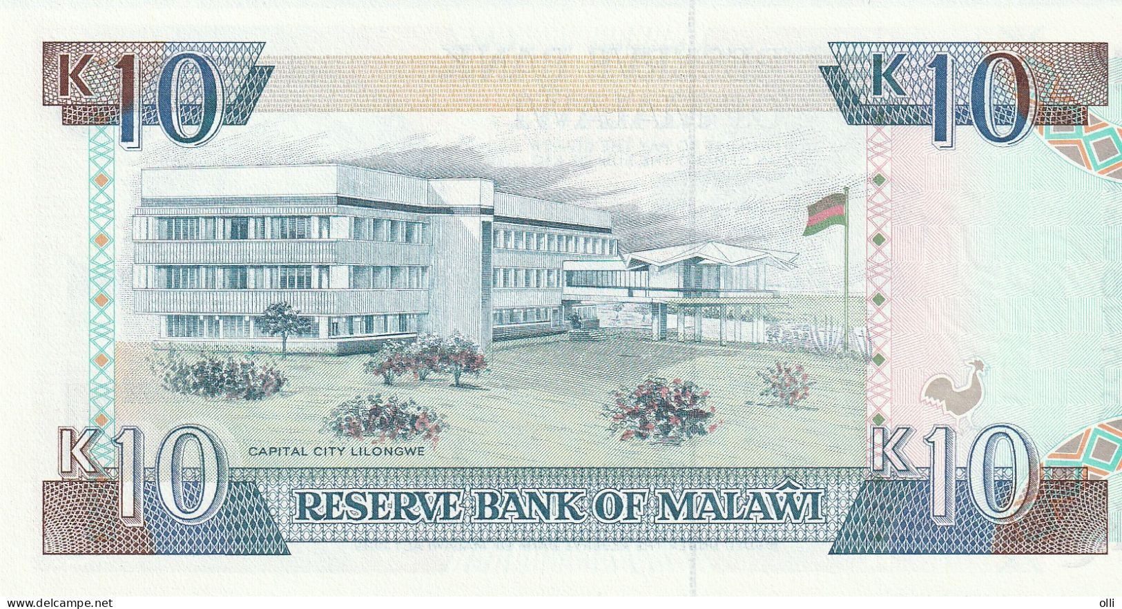 Malawi, 10 Kwacha, 1994, P-25c   UNC - Malawi