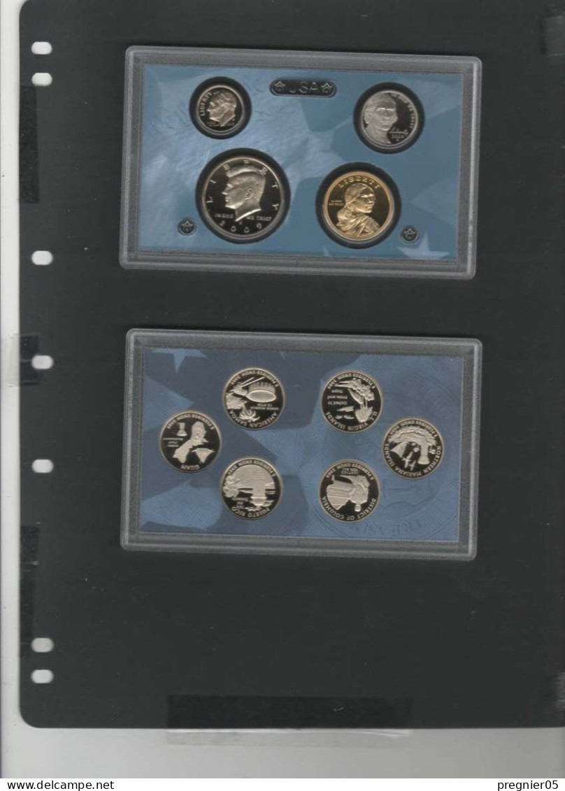 USA - 4 Coffrets Pièces Proof Set Série 2009 - Proof Sets