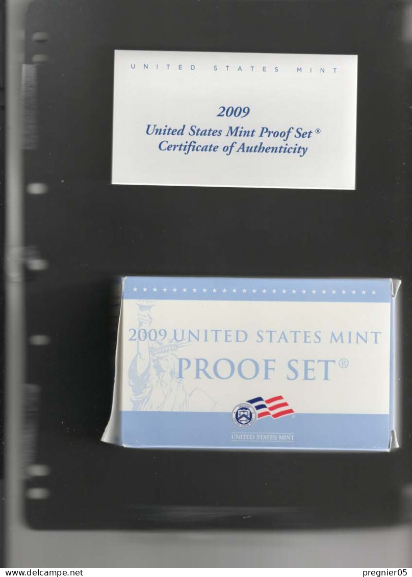 USA - 4 Coffrets Pièces Proof Set Série 2009 - Jahressets