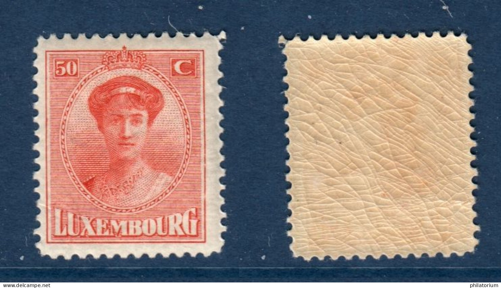 Luxembourg, Yv 155, Mi 154, **, - 1914-24 Marie-Adélaida