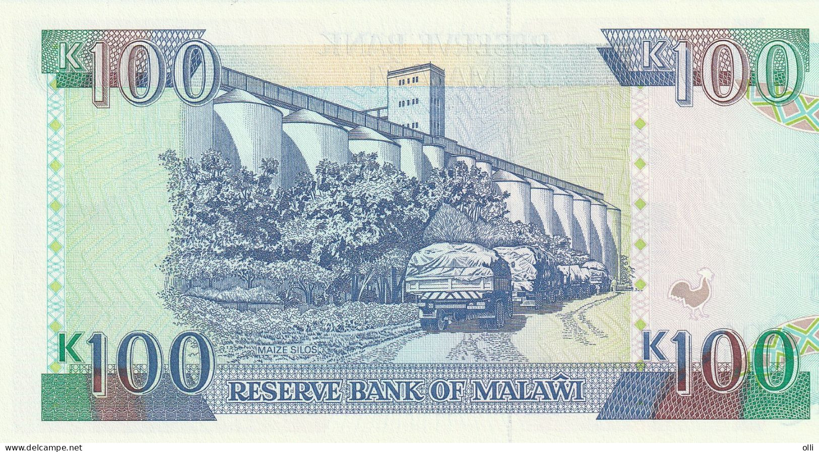 Malawi 100 Kwacha 1994,  P-29b  UNC - Malawi