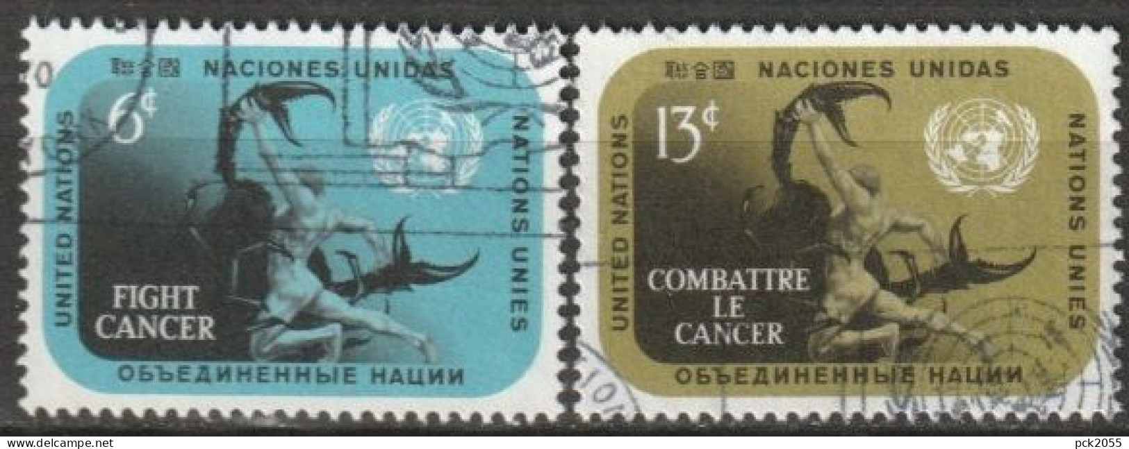 UNO New York 1970 MiNr.224 - 225 O Gestempelt Weltgesundheitstag ( 4698)günstige Versandkosten - Used Stamps