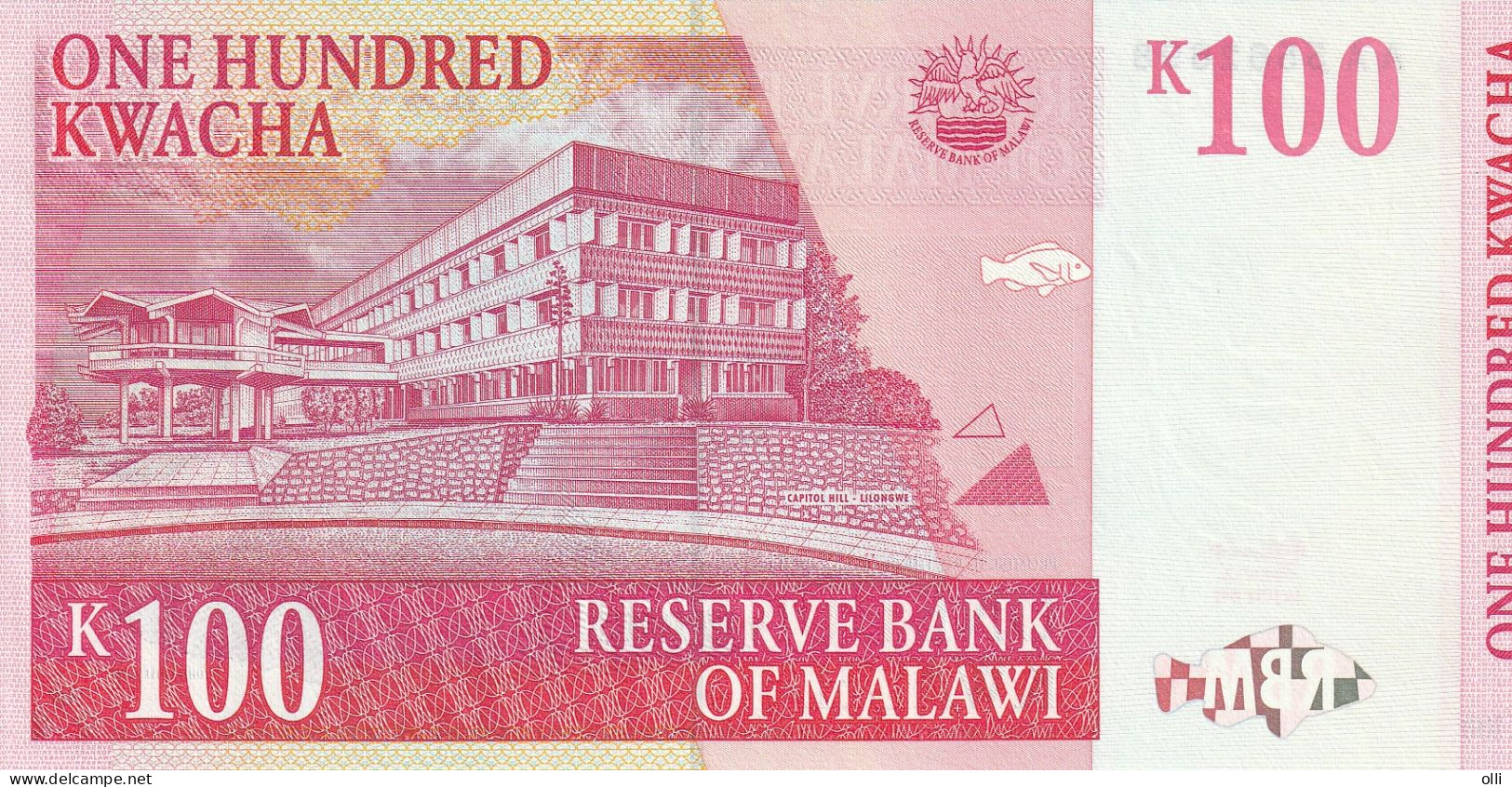 MALAWI - 100 Kwacha 1997 P.40 UNC - Malawi