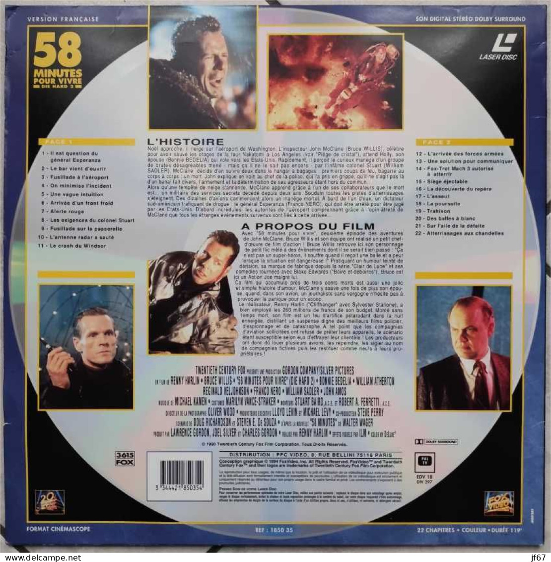 58 Minutes Pour Vivre (Laserdisc / LD) - Autres Formats