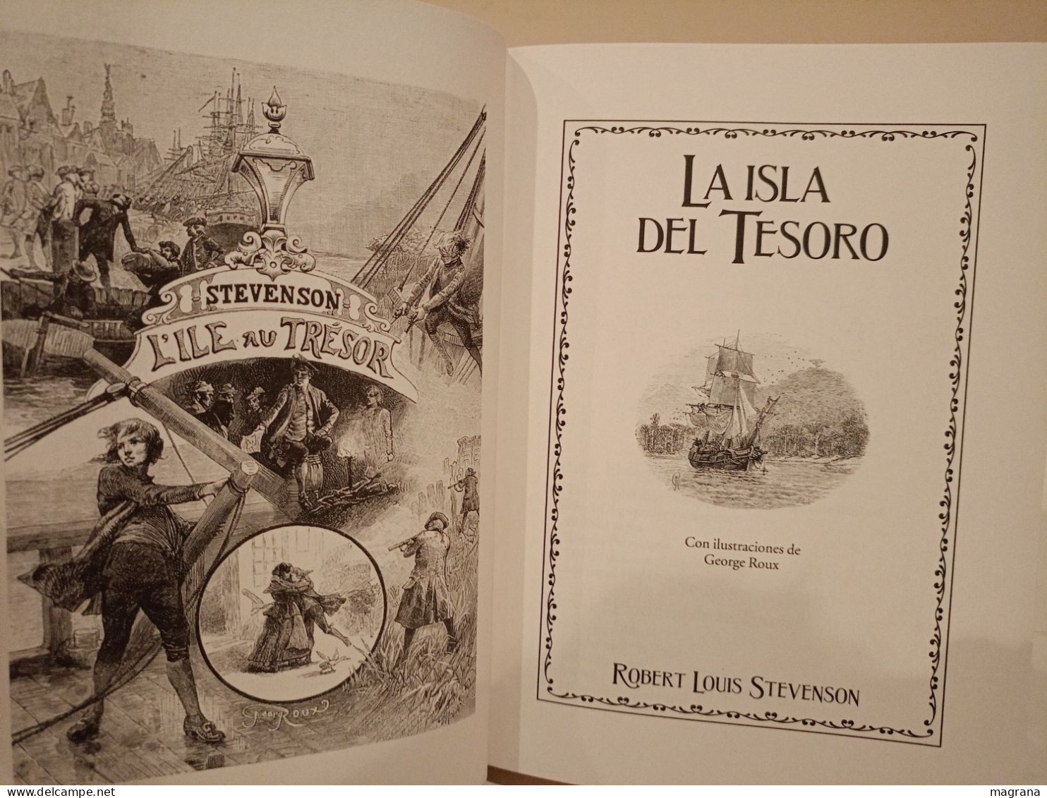 La Isla Del Tesoro. Robert Louis Stevenson. Ilustraciones De George Roux. 2020. 295 Pp. - Klassiekers