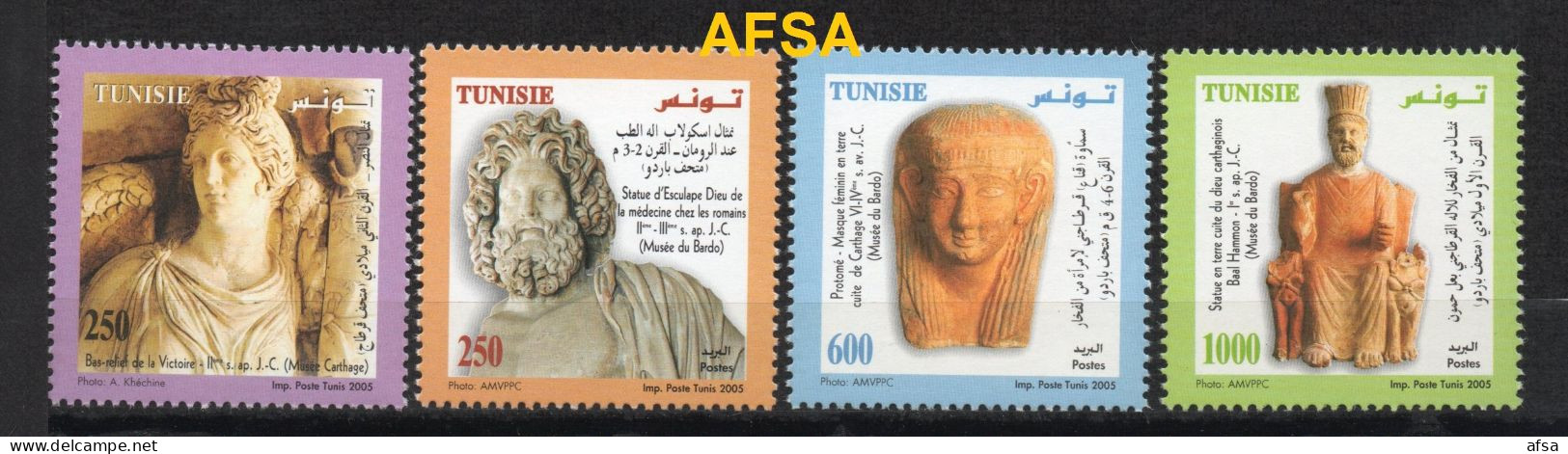 TUNISIA 2005- Sculptures From The Punic And Roman Eras // Sculptures Des Epoques Puniques Et Romaines - Archéologie