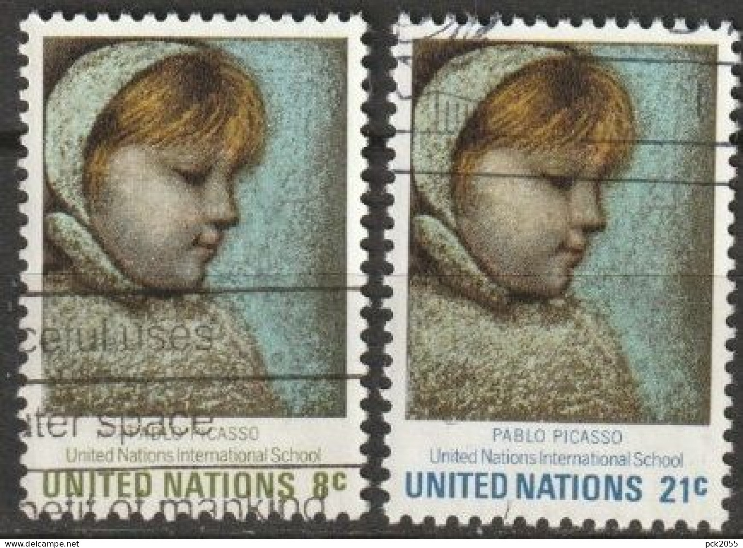 UNO New York 1971 MiNr.240 - 241 O Gestempelt Internationale Schule Der UNO ( 4748 )günstige Versandkosten - Gebraucht