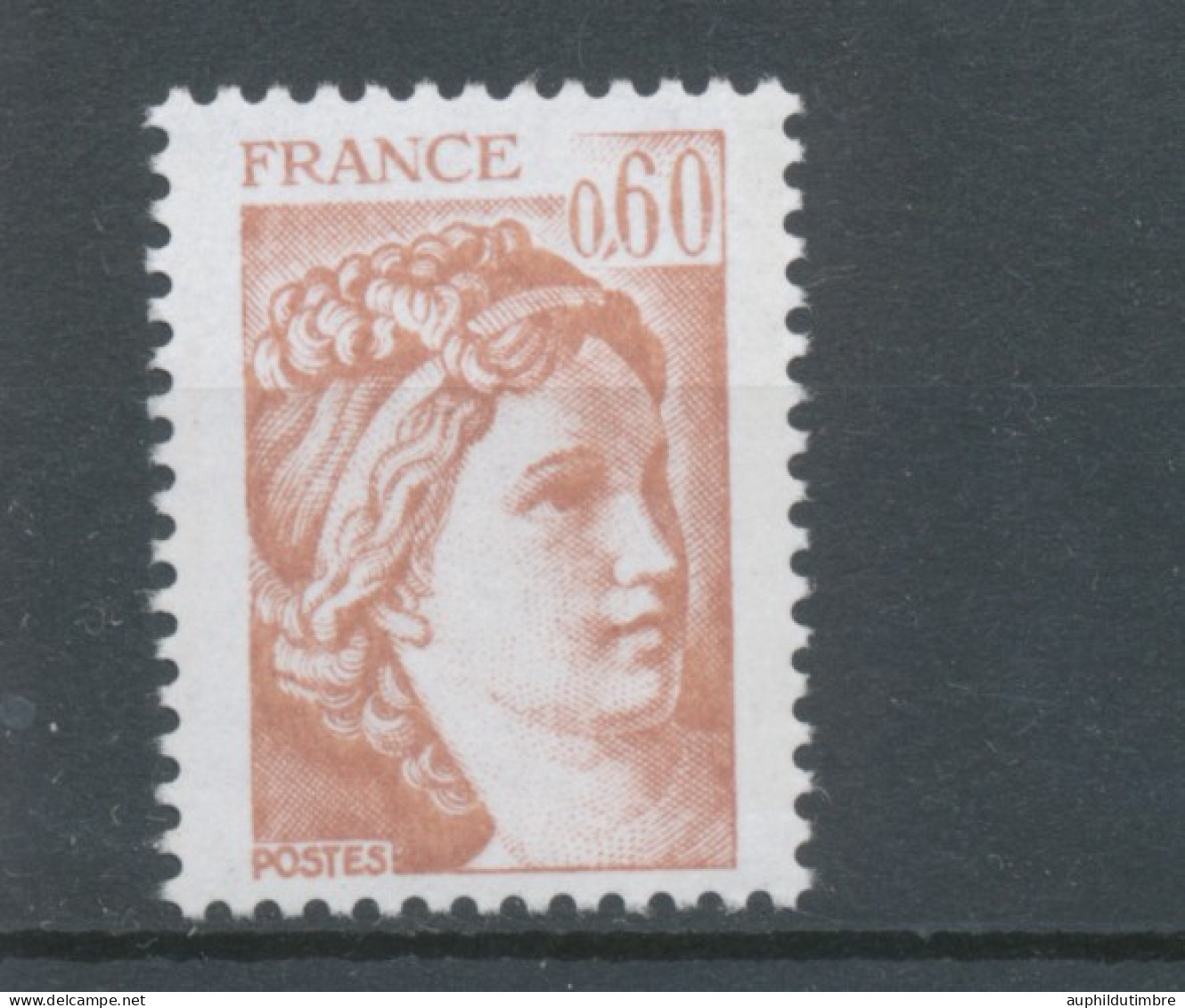 Type Sabine N°2119b 60c Brun-rose Gomme Tropicale Y2119b - Unused Stamps