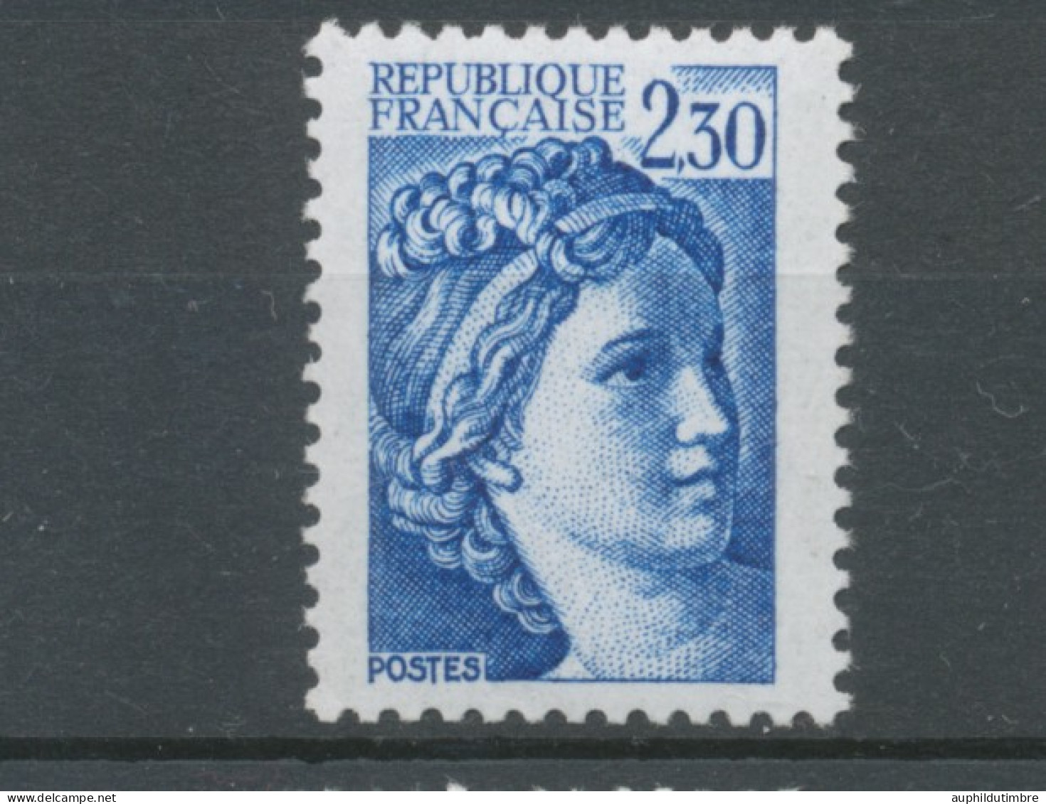 Type Sabine N°2156b 2f.30 Bleu Gomme Tropicale Y2156b - Unused Stamps