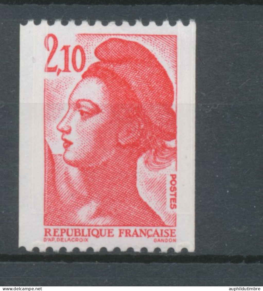 Type Liberté N°2322b  2f.10 Rouge Gomme Brillante Y2322b - Nuovi