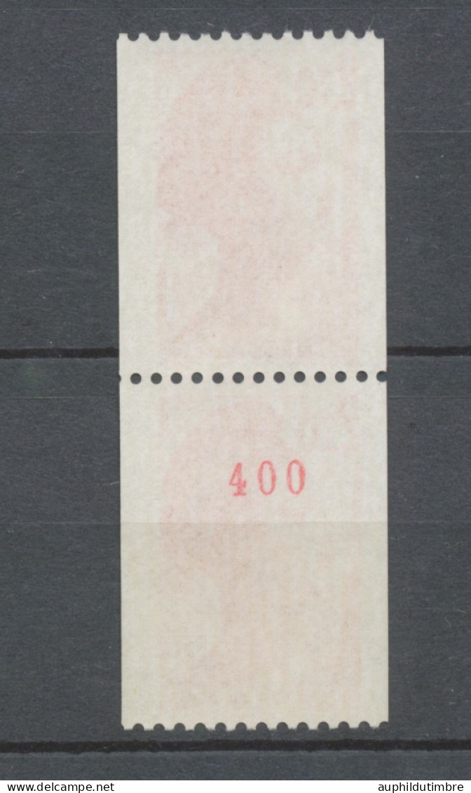 Type Liberté Paire Verticale N°2322 + N°2322a N° Rouge Au Verso Y2322aA - Ungebraucht