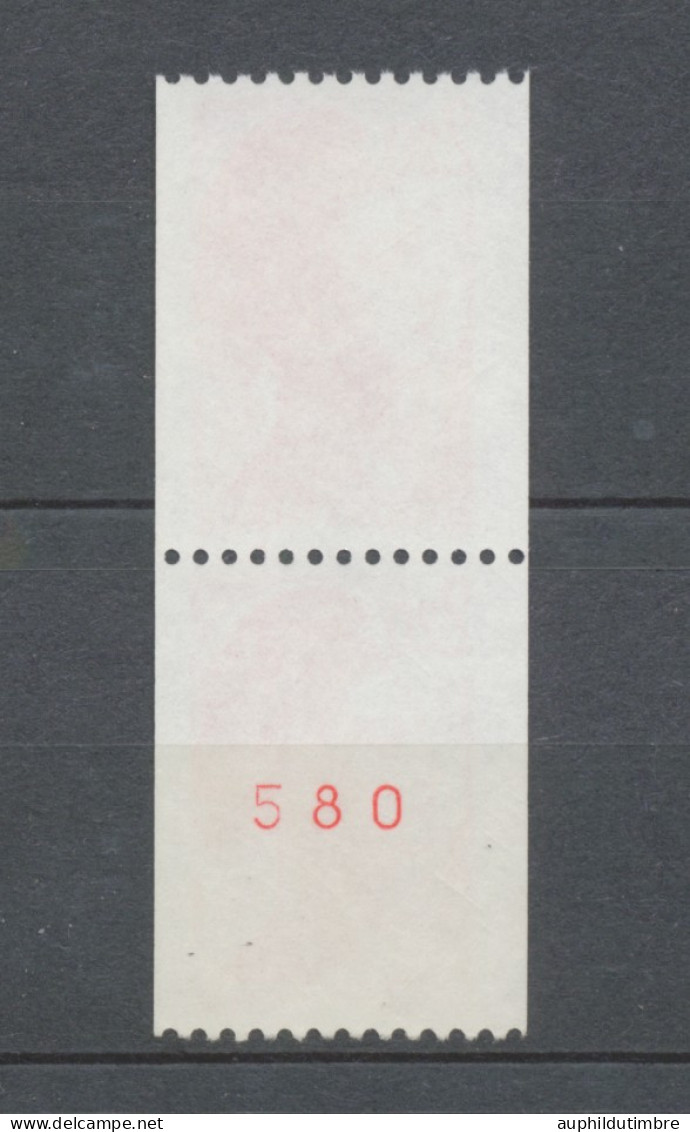 Type Liberté Paire Verticale N°2379 + N°2379b N° Rouge Au Verso Y2379bA - Unused Stamps