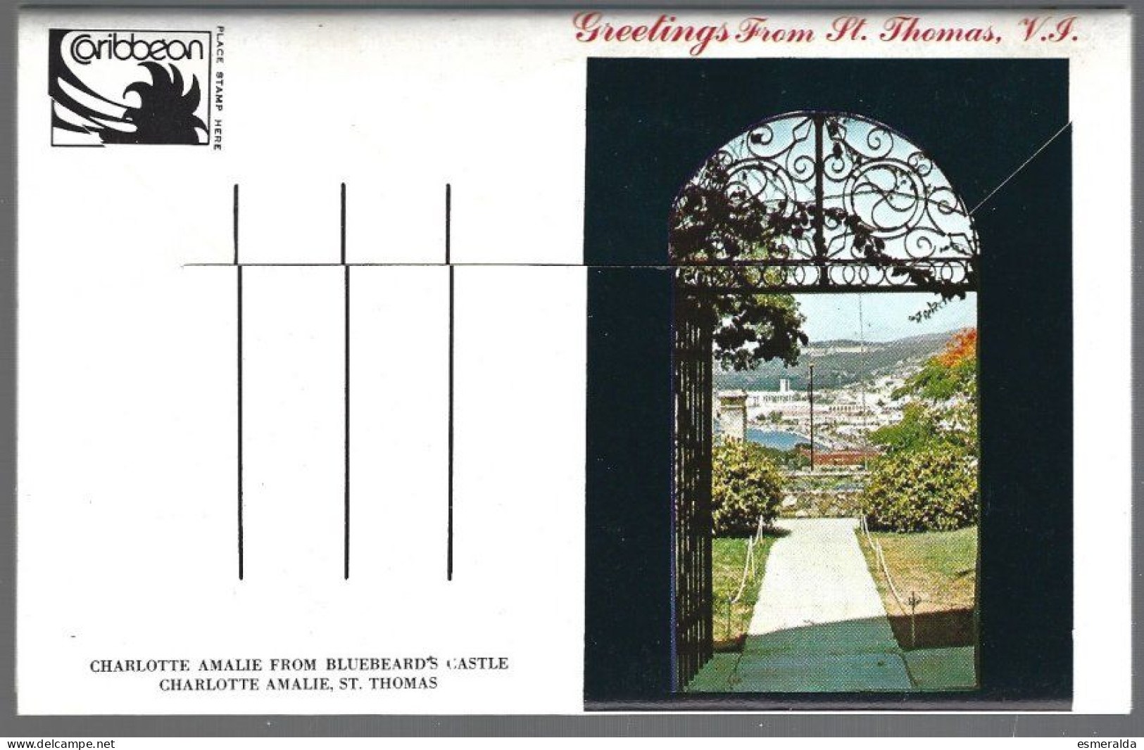 (PAN)  CP Carnet Avec 7 Cp Vues Recto/verso, Greetings From St. Thomas U.S. Virgin Islands .unused - Virgin Islands, US