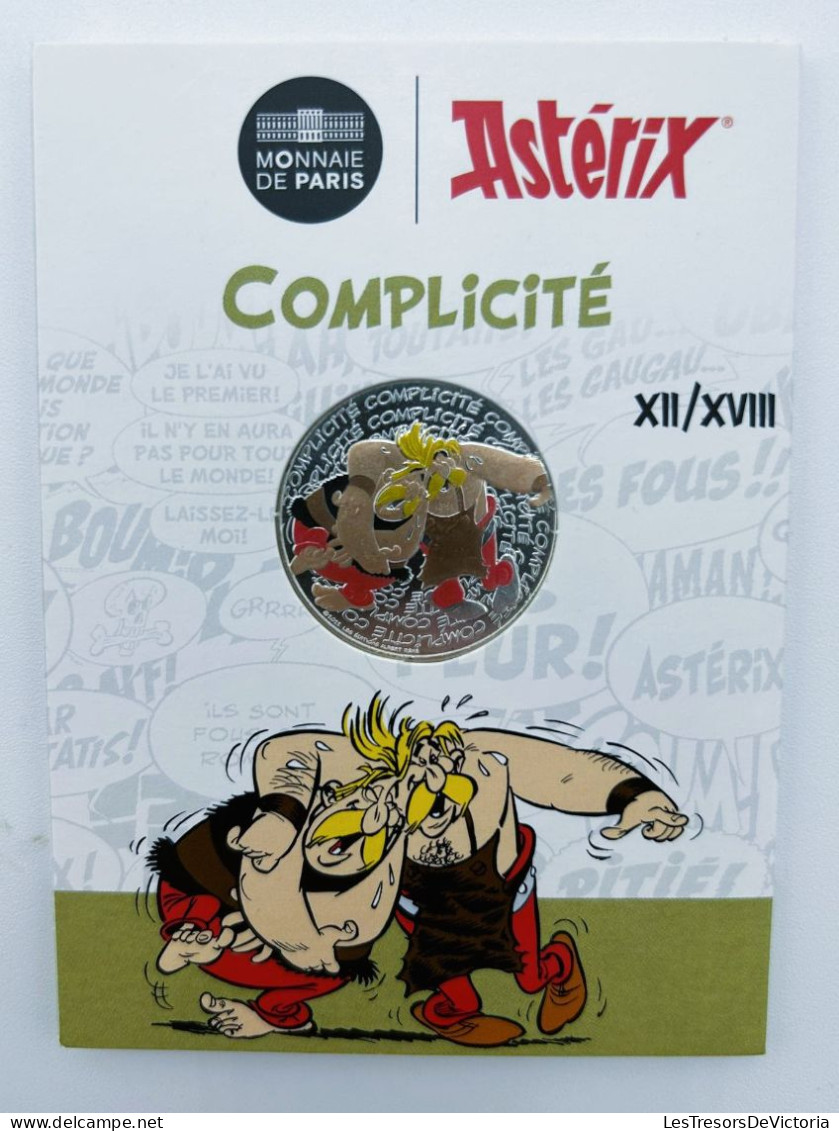 Monnaie - Euro - Monnaie De Paris - Astérix - Complicité - 10 € - Argent - Vague 2 2022 - Collezioni E Lotti