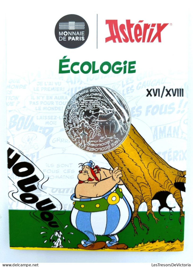 Monnaie - Euro - Monnaie De Paris - Astérix -Ecologie - 10 € - Argent - Vague 2 2022 - Verzamelingen & Kavels