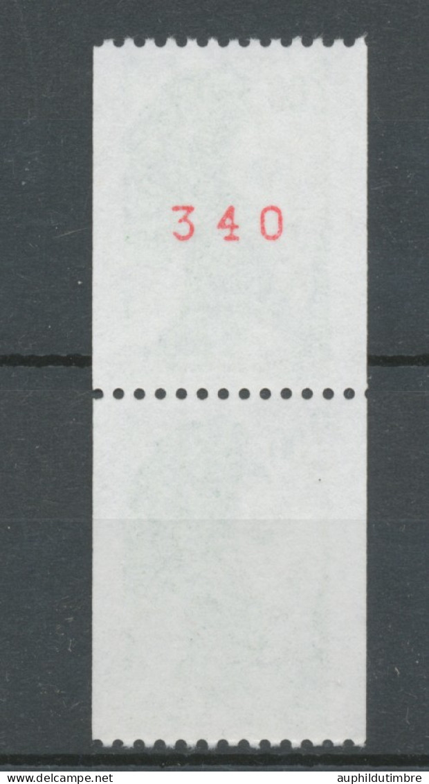 Type Liberté Paire Verticale N°2487 + N°2487a N° Rouge Au Verso Y2487aA - Unused Stamps