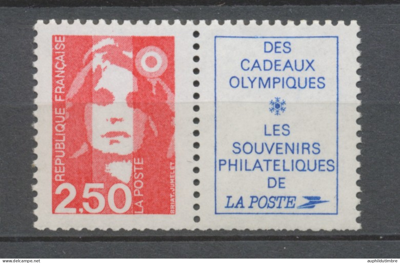 Type Marianne Du Bicentenaire N°2715a  2f.50 Rouge + Logo Y2715a - Neufs