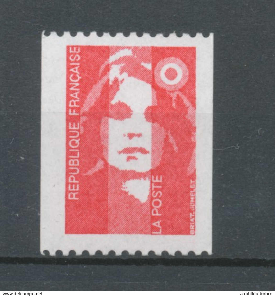 Type Marianne Du Bicentenaire N°2819a ( T.V.P.) Rouge N° Rouge Au Verso Y2819a - Neufs