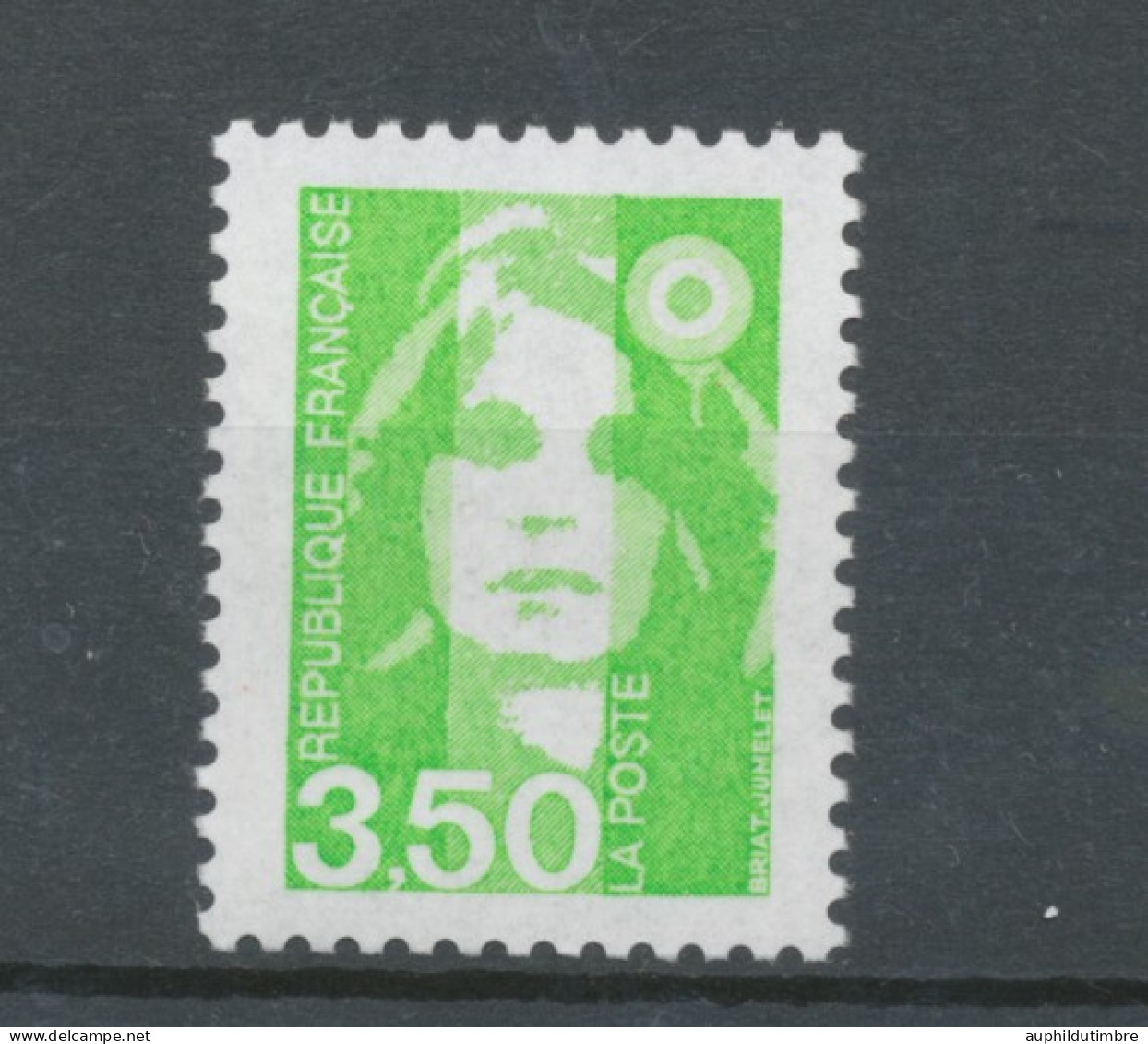 Type Marianne Du Bicentenaire N°2821a 3f.50 Vert-jaune 1 Bande Phosphore Y2821a - Nuevos