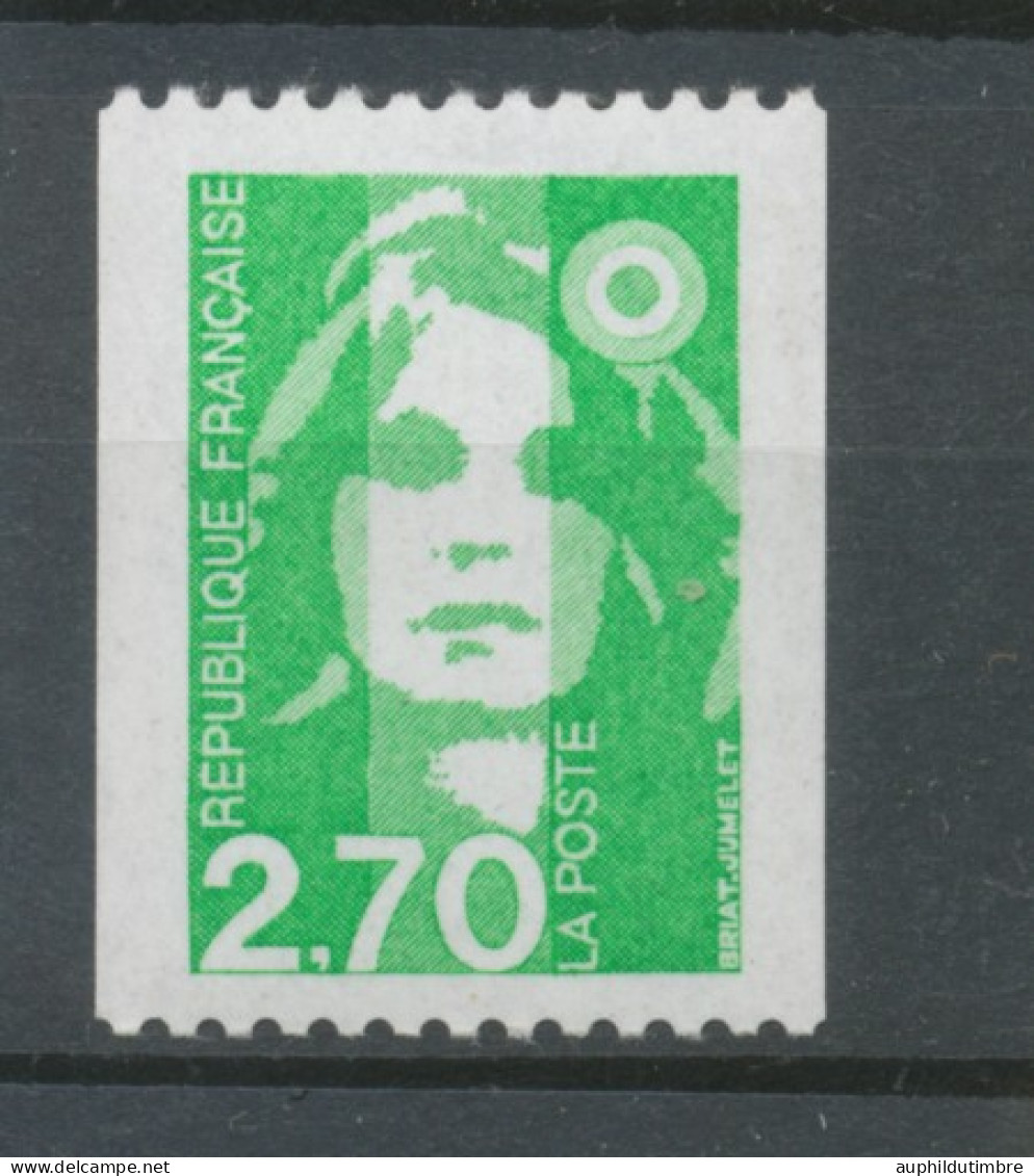 Type Marianne Du Bicentenaire N°3008a 2f.70 Vert N° Rouge Au Verso Y3008a - Nuovi