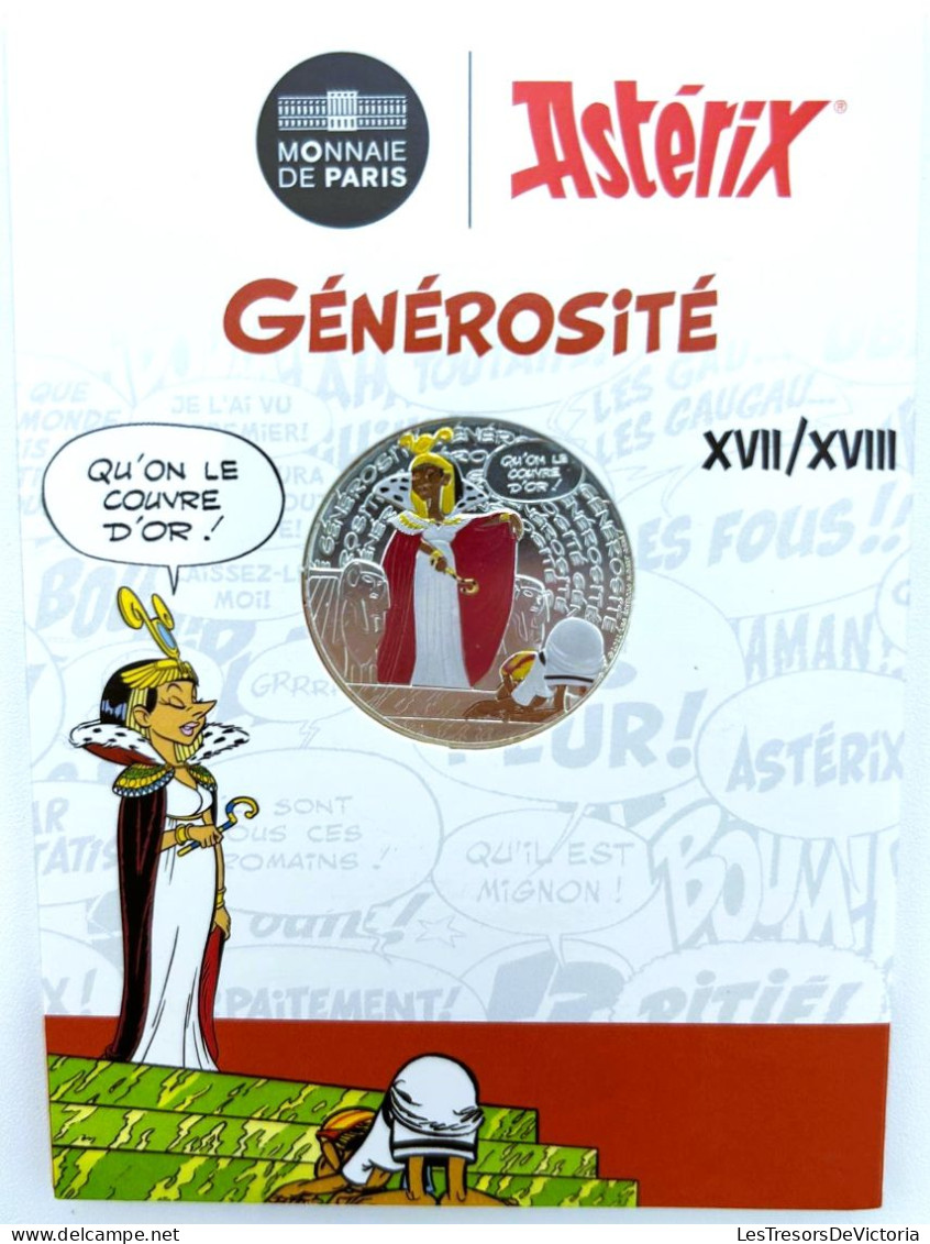 Monnaie - Euro - Monnaie De Paris - Astérix - Générosité - 10 € - Argent - Vague 2 2022 - Sammlungen & Sammellose