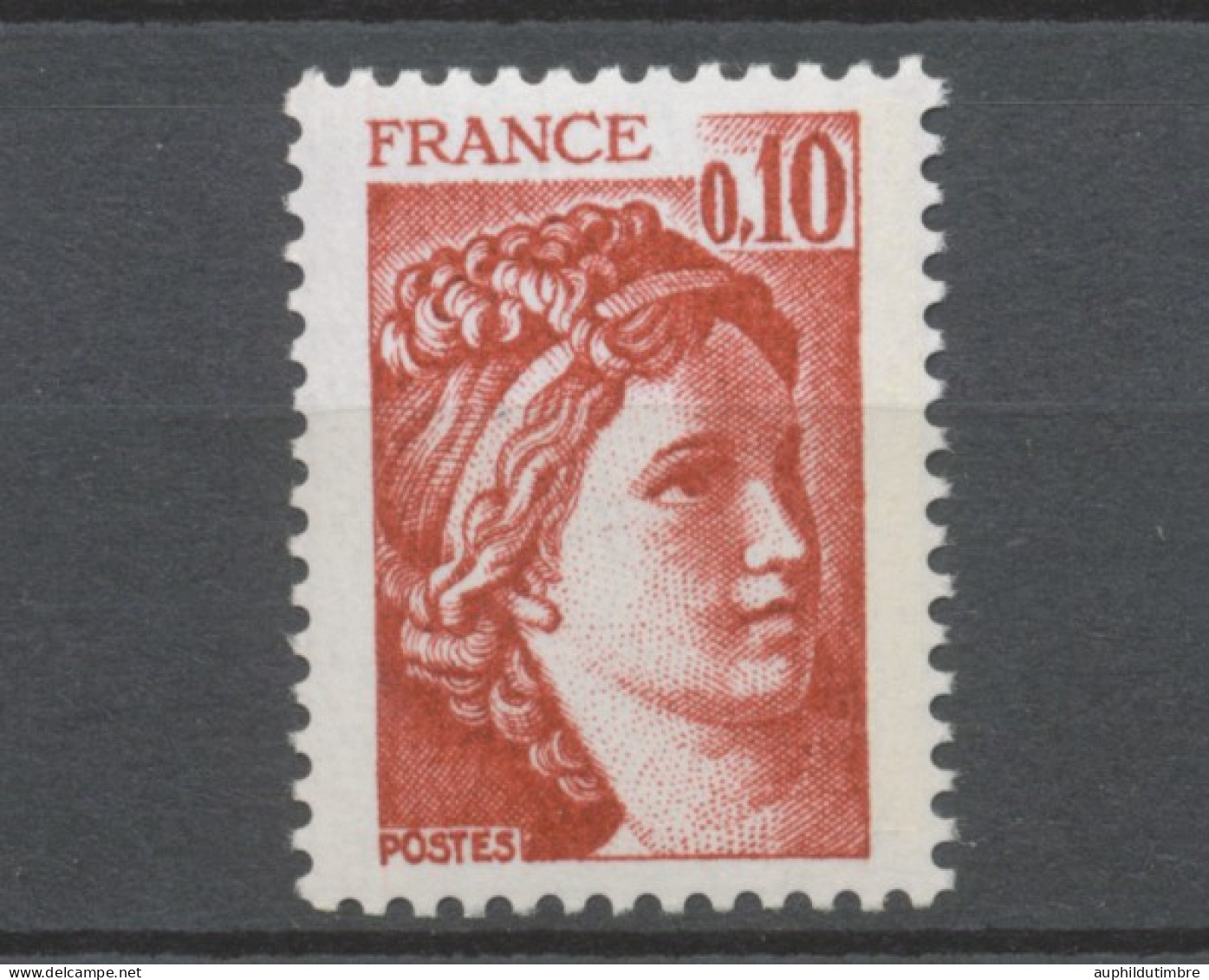 Type Sabine N°1965a 10c Rouge-brun Gomme Tropicale Y1965a - Unused Stamps