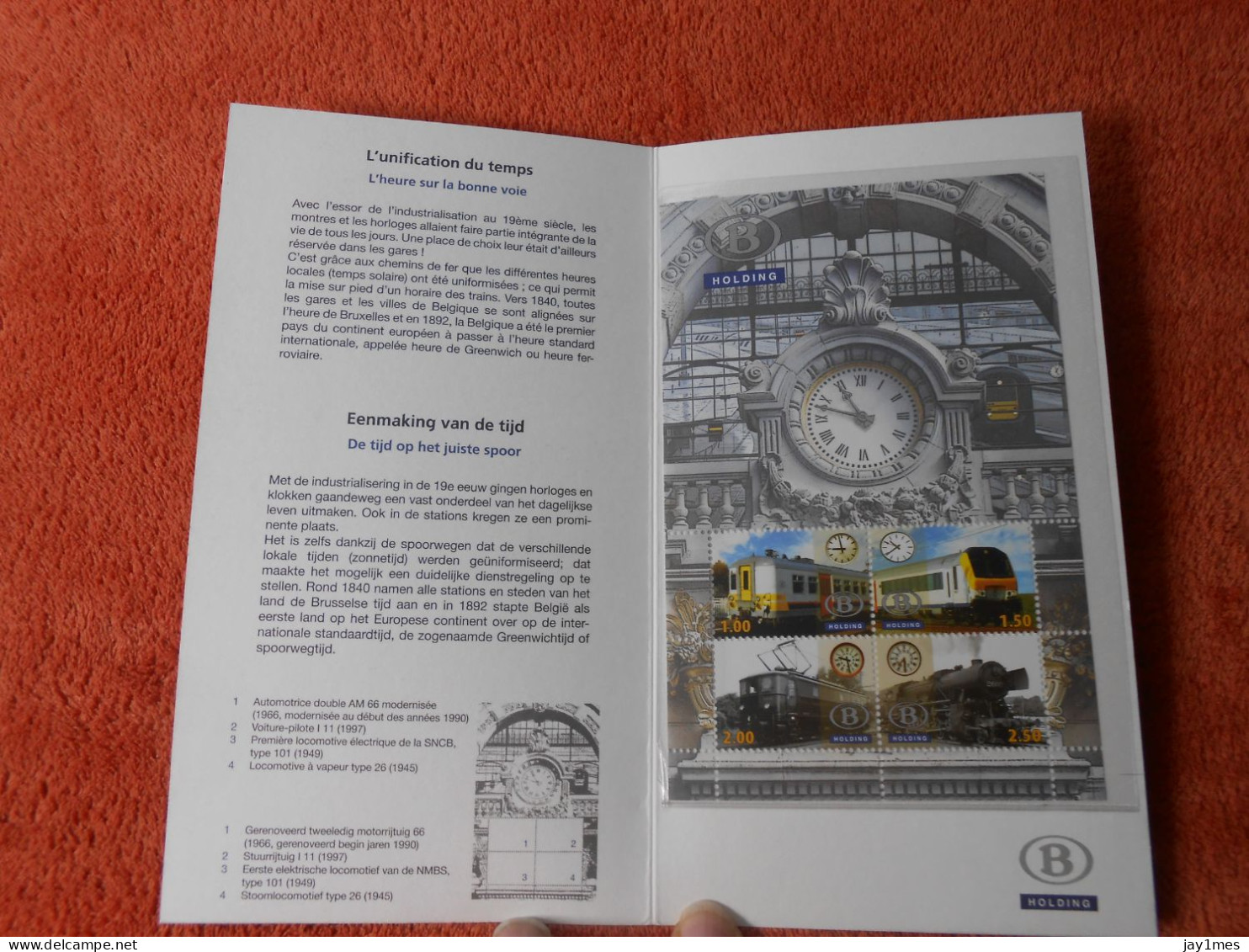 LOT  Belgie Spoor Chemin De Fer  Trains SNCB NMBS    POIDS : 320 Gr - 1996-2013 Vignettes [TRV]