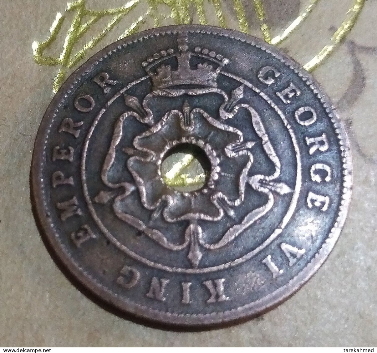 Southern Rhodesia, One Penny, 1944, KM# 8a , AUNC, Agouz , - Rhodesia