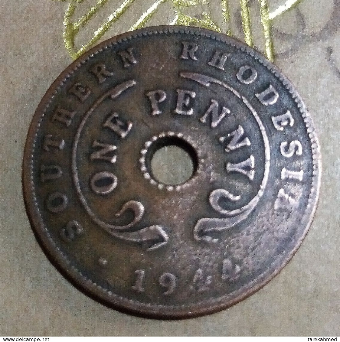 Southern Rhodesia, One Penny, 1944, KM# 8a , AUNC, Agouz , - Rhodésie