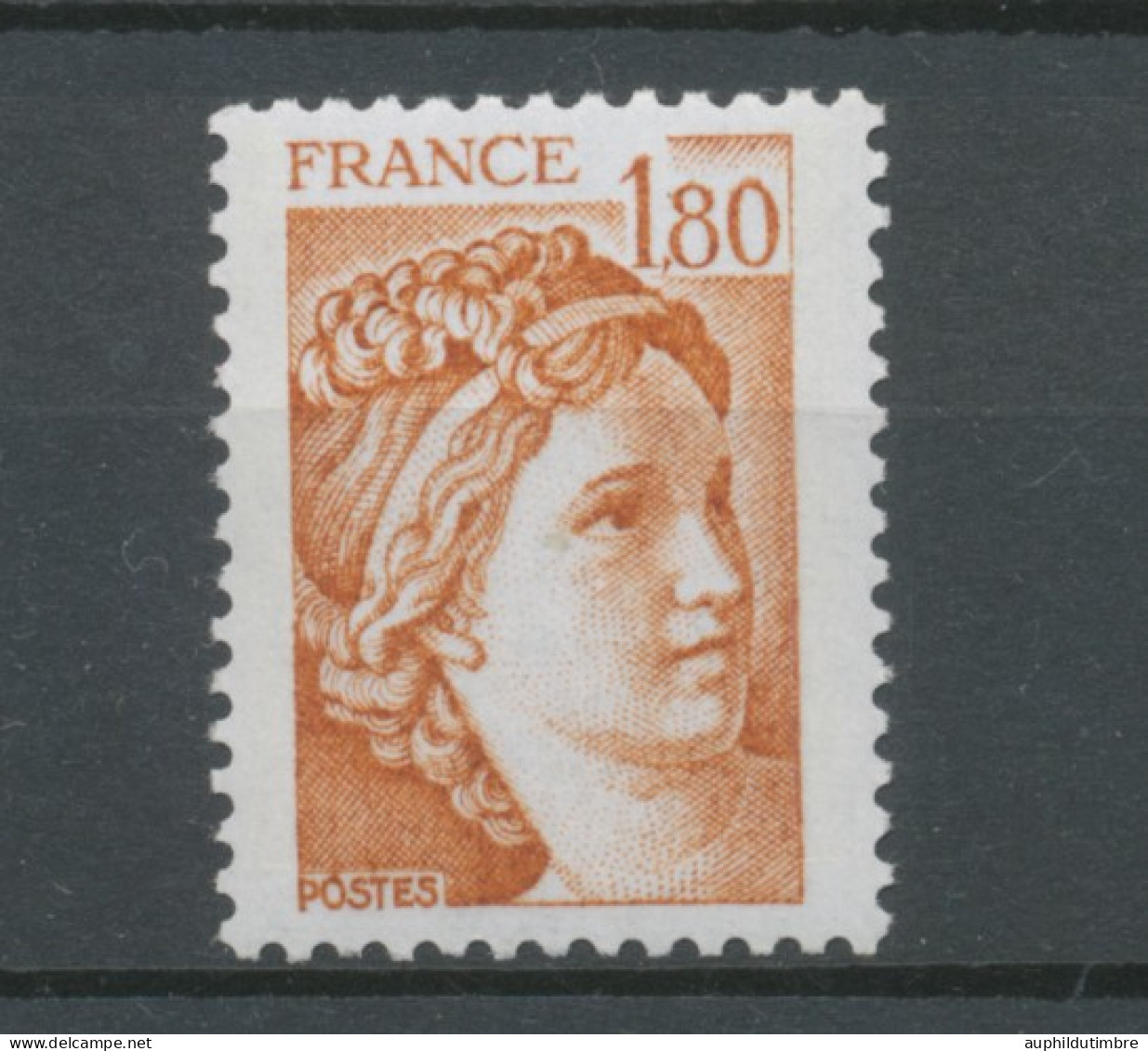 Type Sabine N°2061b 1f.80 Ocre Orangé Gomme Tropicale Y2061b - Unused Stamps
