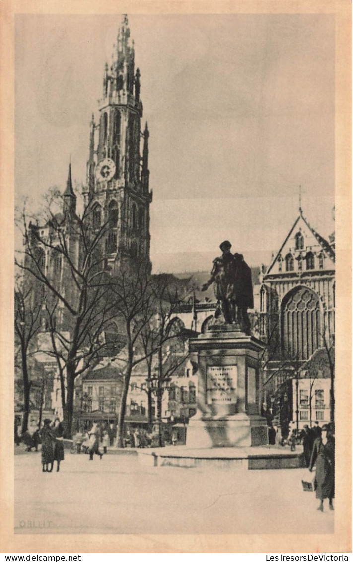 BELGIQUE - Anvers - Cathédrale Et Statue De Rubens - Collection Des Laboratoires De La Carnine - Carte Postale Ancienne - Antwerpen