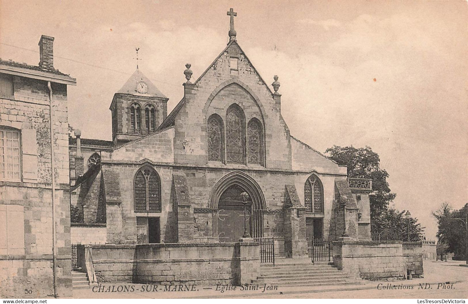 FRANCE - Chalons-sur-Marne - Eglise Saint Jean - Carte Postale Ancienne - Châlons-sur-Marne