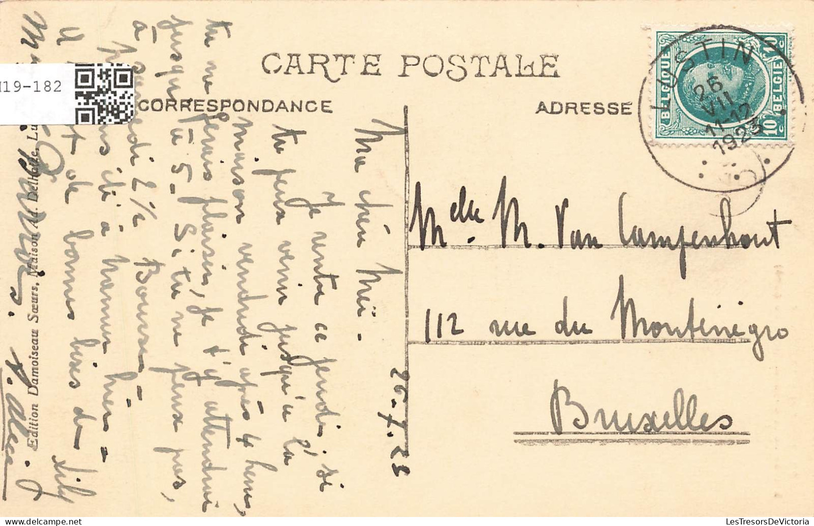 BELGIQUE - Lustin Sur Meuse - Entrée De La Chapelle (trou Du Curé) - Carte Postale Ancienne - Profondeville