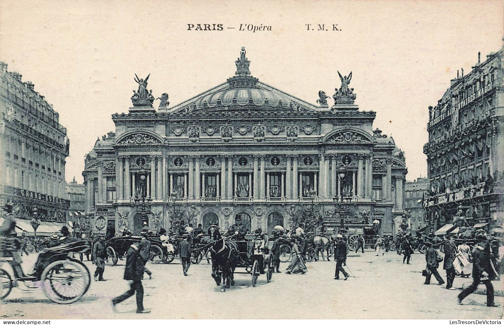 FRANCE - Paris - L'opéra - Animé - Carte Postale Ancienne - Autres Monuments, édifices