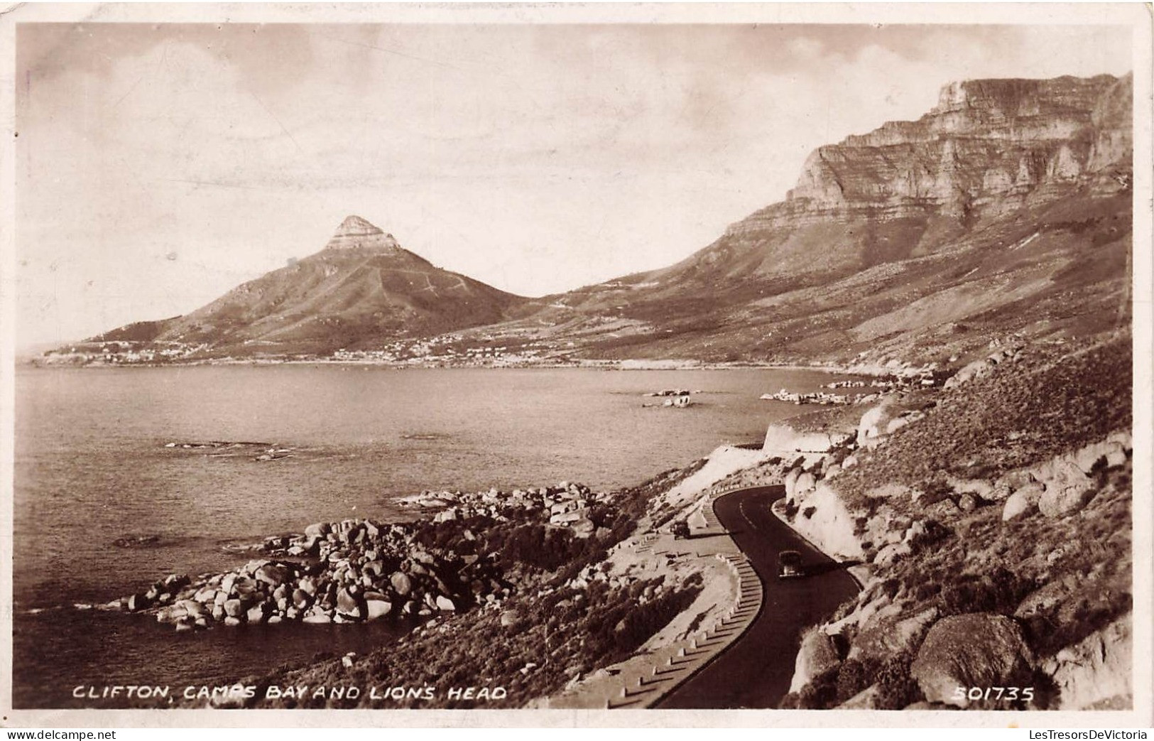 AFRIQUE DU SUD - Clifton, Camps Bay And Lion's Head - Carte Postale Ancienne - Afrique Du Sud