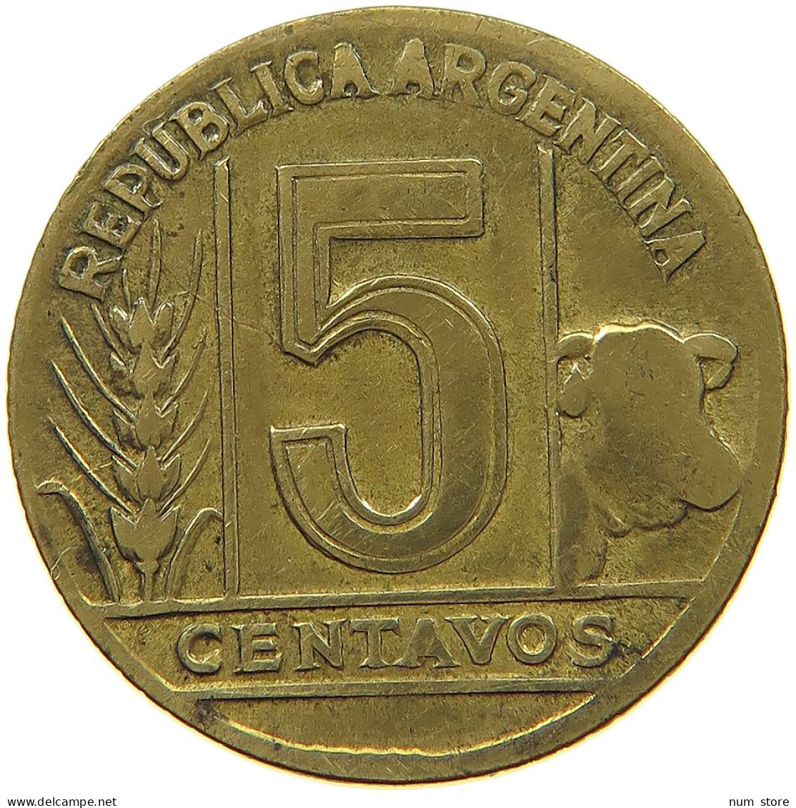 ARGENTINA 5 CENTAVOS 1946 #c075 0707 - Argentine