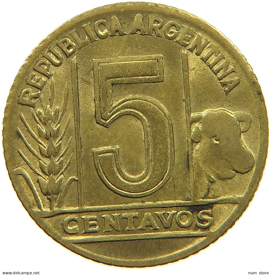 ARGENTINA 5 CENTAVOS 1945 TOP #c023 0301 - Argentine