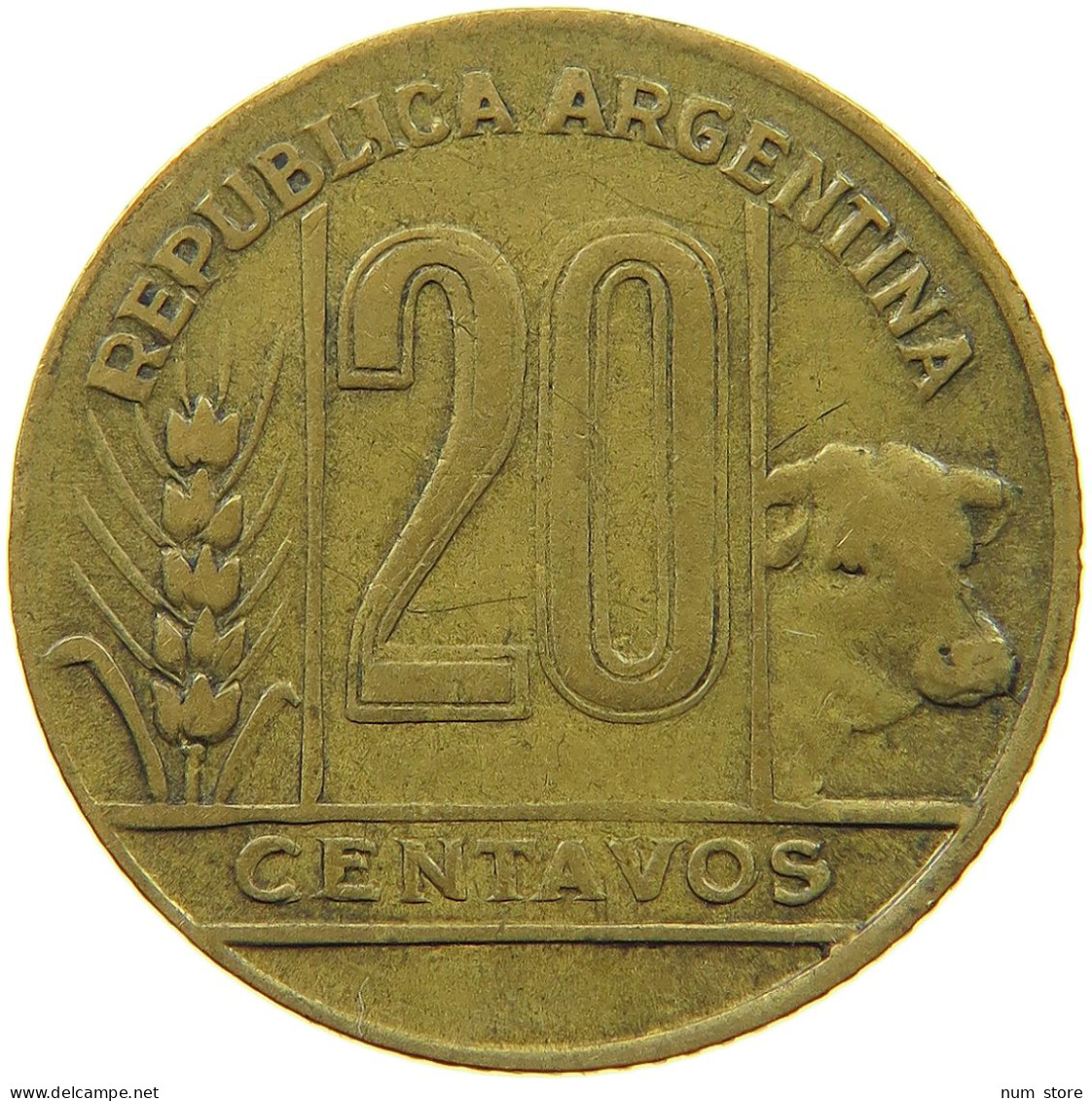 ARGENTINA 20 CENTAVOS 1948 #c075 0547 - Argentine