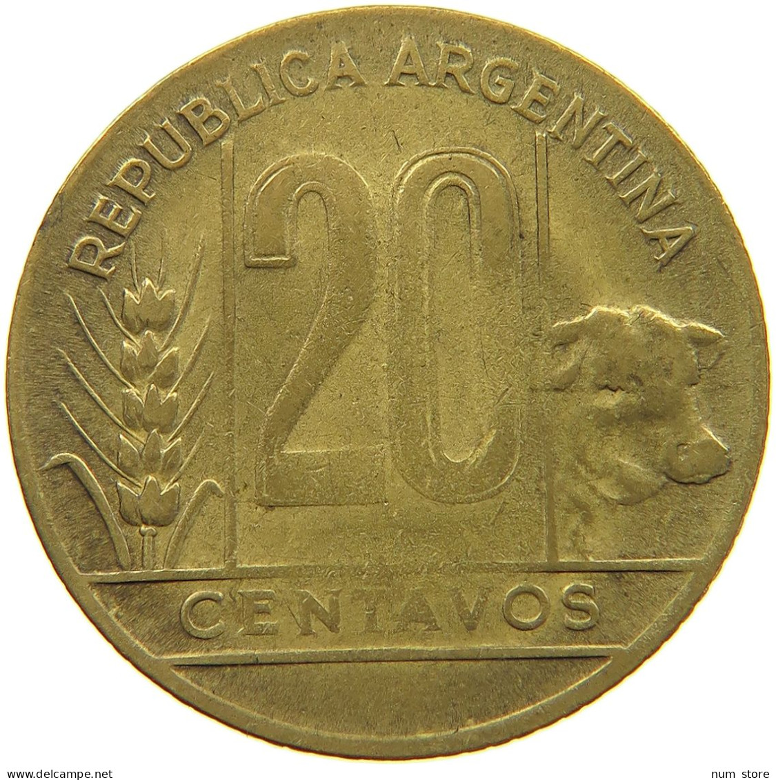 ARGENTINA 20 CENTAVOS 1946 #s060 0565 - Argentine