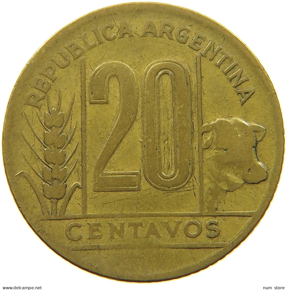 ARGENTINA 20 CENTAVOS 1943 #c075 0539 - Argentine