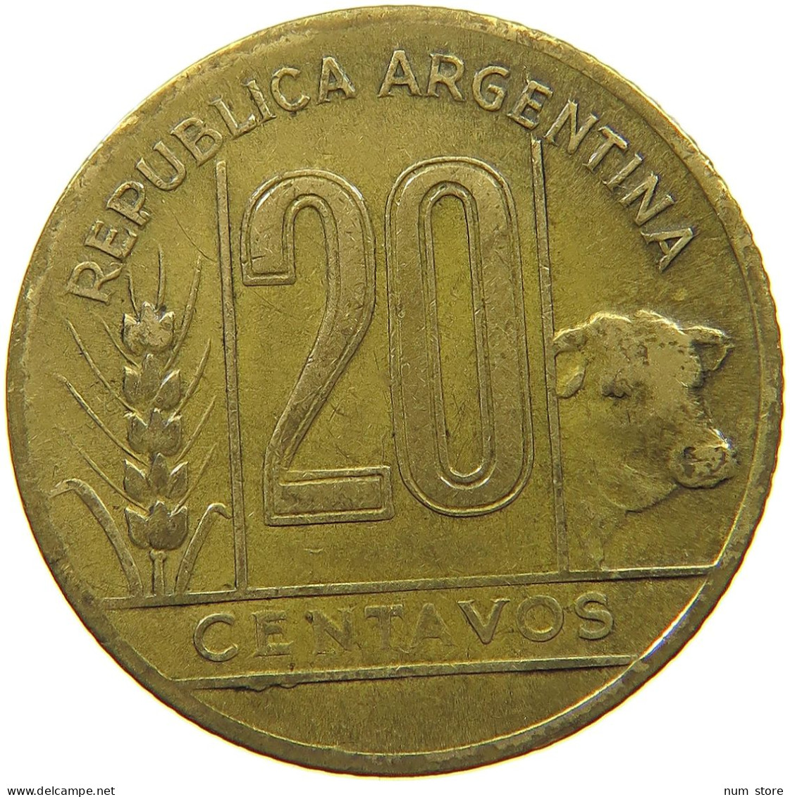 ARGENTINA 20 CENTAVOS 1945 #c075 0549 - Argentine