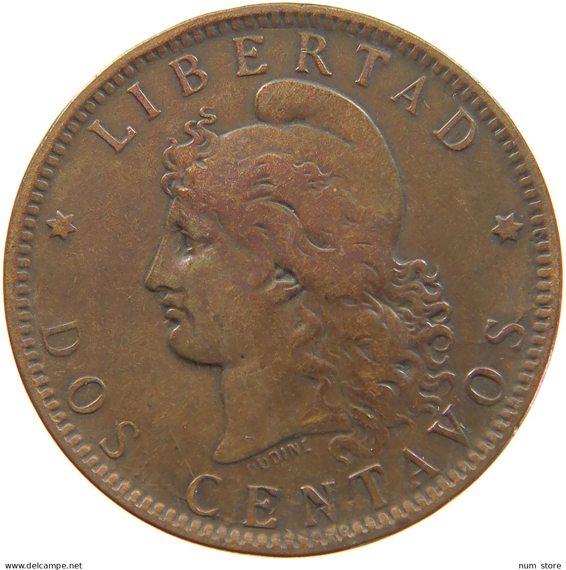 ARGENTINA 2 CENTAVOS 1891 #c046 0179 - Argentine