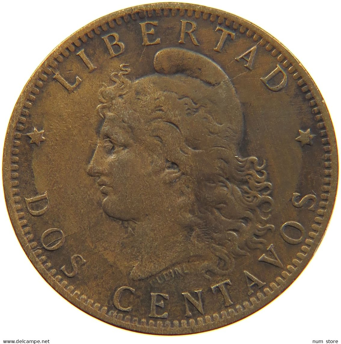 ARGENTINA 2 CENTAVOS 1891 #a062 0315 - Argentine